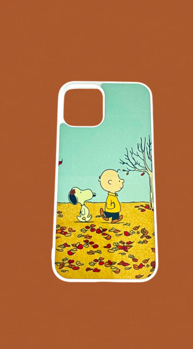 "Charlie Brown & Snoopy" Fall Phone Case