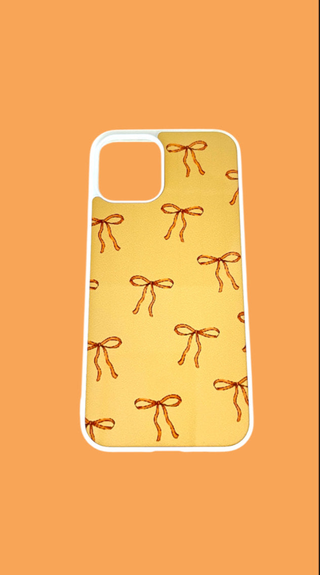 "Orange Bow" Phone Case