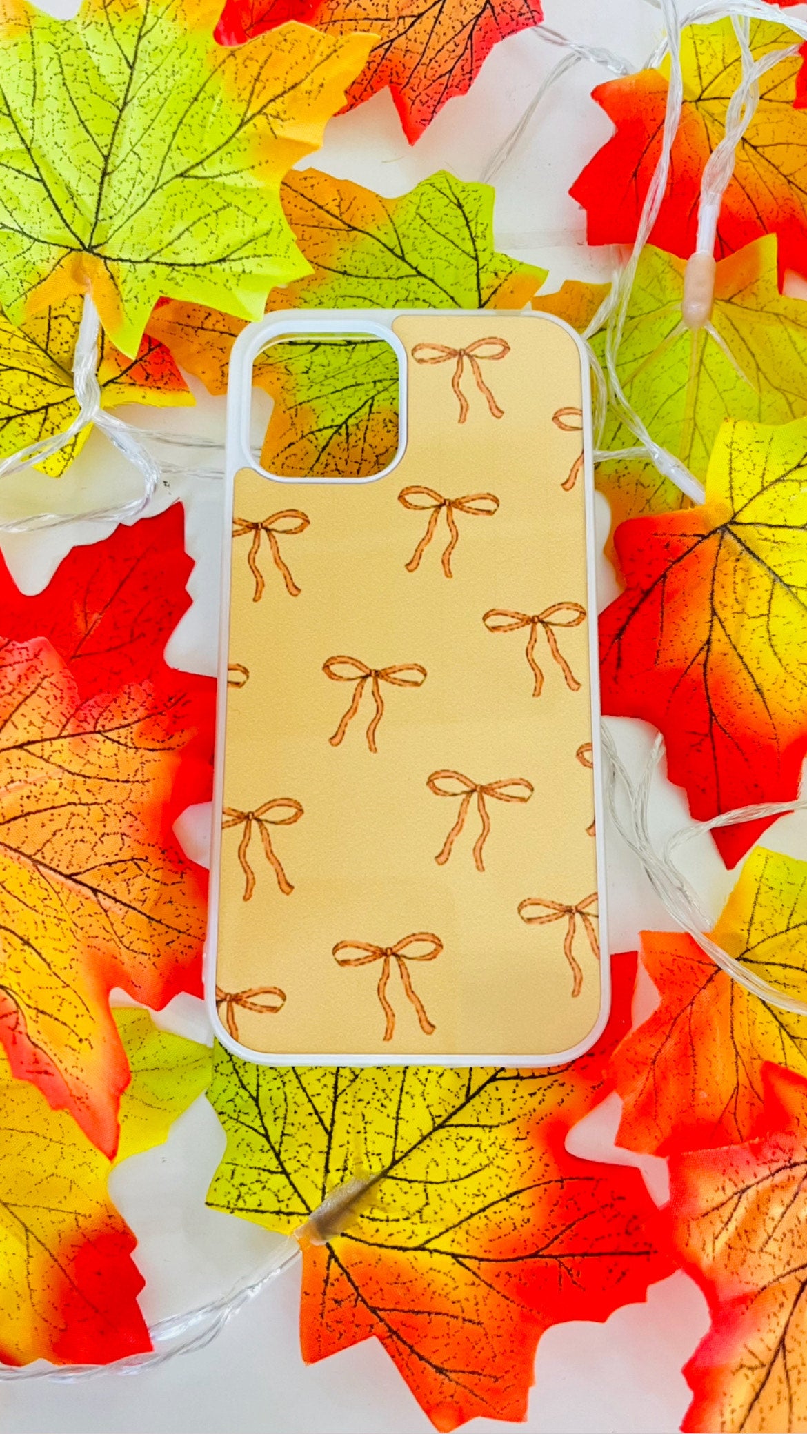 "Orange Bow" Phone Case